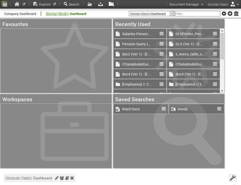 Dashboards Management Basic Personal